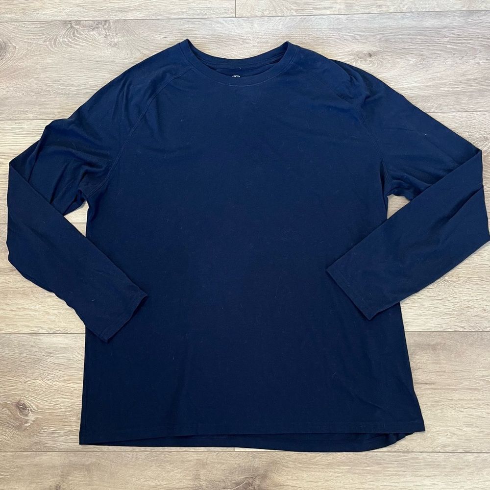 Athletic Works Blue Long Sleeve T-shirt XL
